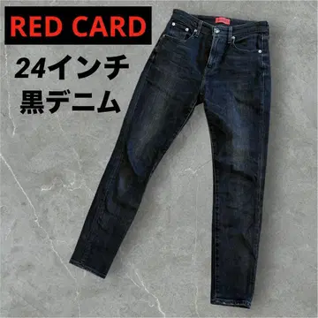 RED CARD 24인치 블랙 데님 블랙 데님 데님