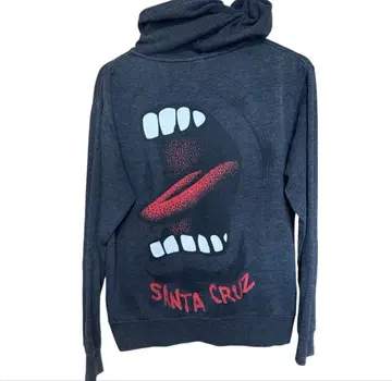 SANTA CLUZ 산타크루즈 구 택 지퍼 후드티 차콜 M