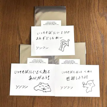 ENHYPEN FATE+ IN JAPAN 회장 한정 메시지 카드 송훈