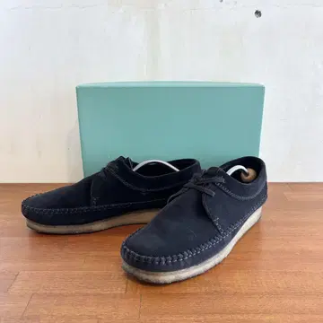 새상품급 클락스 위버 27.5cm 스웨이드 블랙