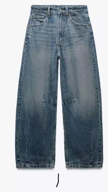 자라 BAGGY Balloon Jeans 와일드 데님 팬츠 38
