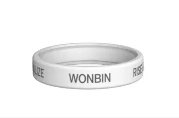 RIIZE 원빈 팬 라이트 응원봉 반지 화이트 WONBIN