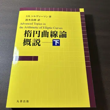 타원 곡선론 개론 아래