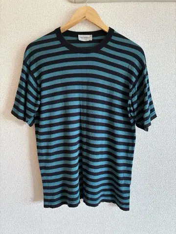 JOHN SMEDLEY 보더 니트 티셔츠 영국제 사이즈 S