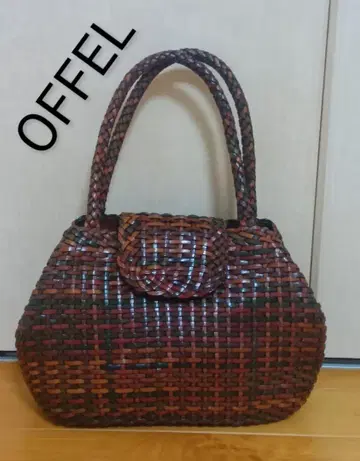 OFFEL Paris 우븐 가죽 백