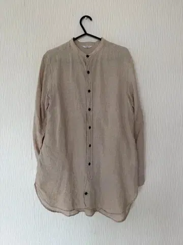 한정 댓글로 10% OFF 루그라직 베이지 린넨 긴팔