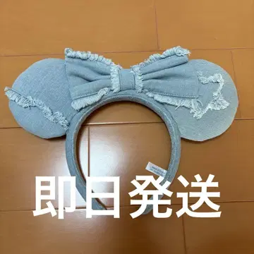 디즈니 머리띠 미니 데님
