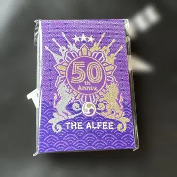 THE ALFEE 50th Anniversary 굿즈 고슈인장