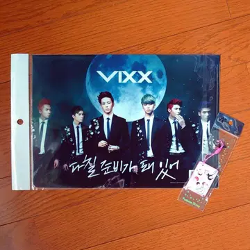 VIXX 굿즈 클리어 파일 스트랩