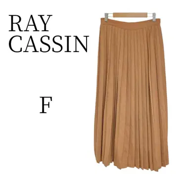 RAY CASSIN 플리츠 스커트 F 베이지
