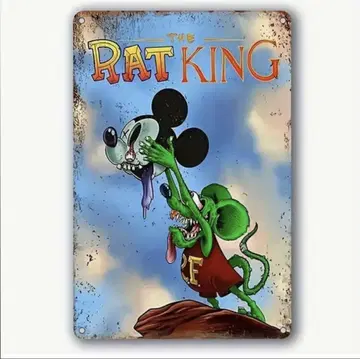 RAT KING 알루미늄 포스터 아메리칸 빈티지 미키