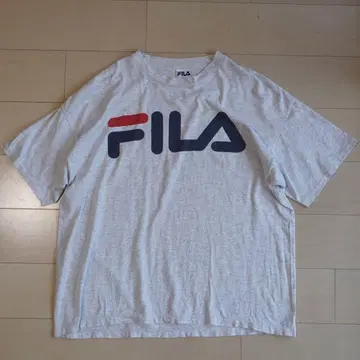 90s FILA 오버 사이즈 티셔츠 미국제 마블링