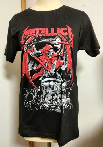 Metallica 메탈리카 밴딩 티셔츠 블랙