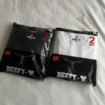 HANES BEEFY-T L 사이즈 4장 세트