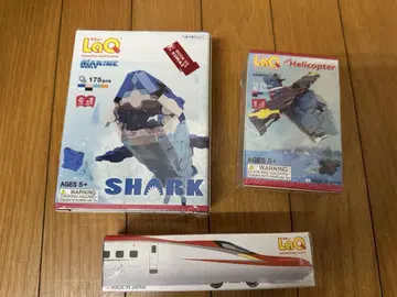 LaQ 라쿠 SHARK 샤크 e6계 신칸센 코마치 미니 헬리콥터