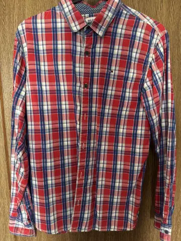 HILFIGER DENIM 긴팔 셔츠 M 빨파 체크