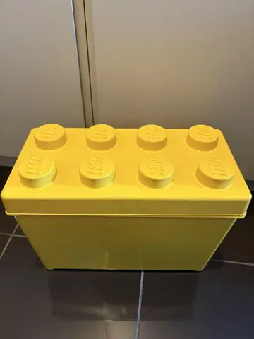 레고 (LEGO) 컨테이너 박스 클래식 옐로우 컬러 빈 박스 케이스만