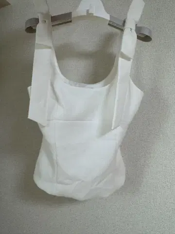 자라 리본 포함 스트레치 탱크탑 화이트
