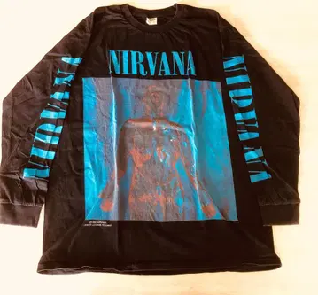 너바나 NIRVANA 싱글 스티치 XL 블랙 anvil 티셔츠