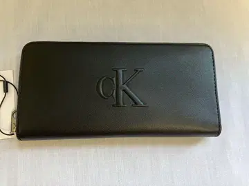 cK 블랙 접이식 지갑
