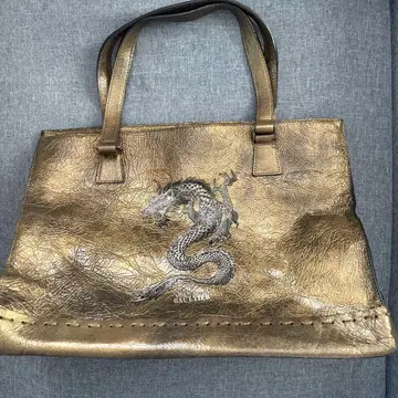 JeanPaulGAULTIER 장 폴 고티에 금룡 토트백 소가죽