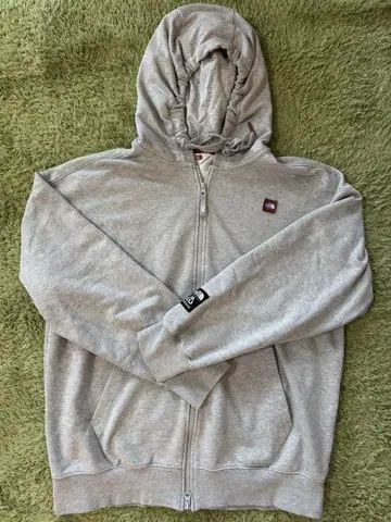 The North Face 한국 한정판 화이트 라벨 그레이 후드티