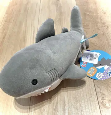 JAWS 봉제 인형 상어 그레이/화이트