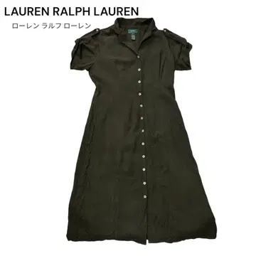 LAUREN RALPH LAUREN 랄프 로렌 실크 셔츠 원피스