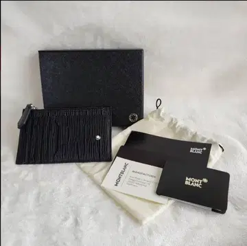 Montblanc 몽블랑 블랙 프래그먼트 케이스 카드 케이스