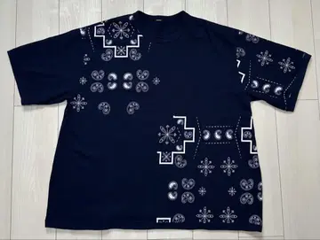 DENHAM 네이비 티셔츠 사이즈 X-LARGE