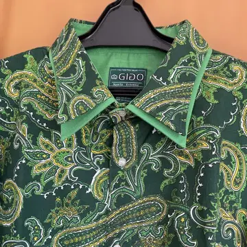GIDO 페이즐리 무늬 긴팔 셔츠 3XL