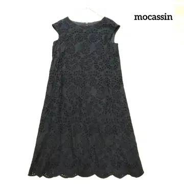mocassin 모카산 준코 시마다 스캘럽 레이스 원피스 1