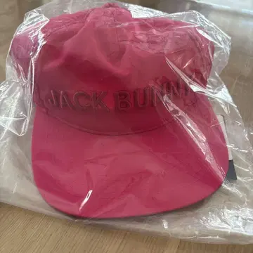 JACK BUNNY 핑크 캡 FR