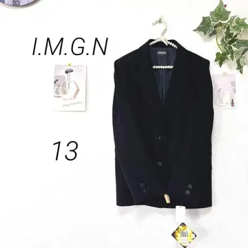 8527-1 I.M.G.N 블랙 포멀 자켓 실 블랙