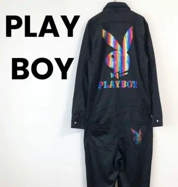PLAYBOY 컬러풀 로고 오버롤