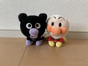 호빵맨 바이킹맨 봉제 인형 세트