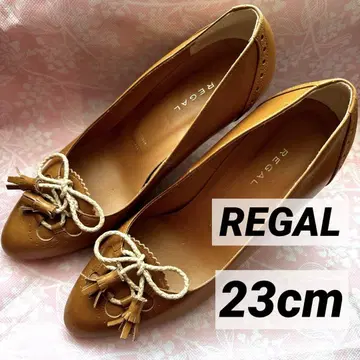 REGAL 펌프스 23cm 가죽 리본 포함