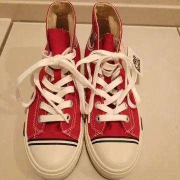 새상품 PRO-Keds 레드 하이컷 스니커즈 23cm