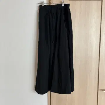 일본제 Blue lake Market 와이드 팬츠 블랙