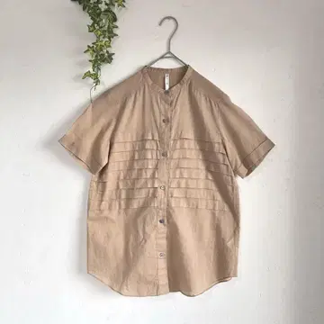 메르체리아 드레스테리아 dressterior 새상품급 반팔 시어 블라우스