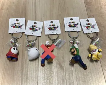 USJ 마리오 장미 판매 OK 키링 5개 세트