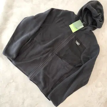 L.L.Bean 남성용 플리스 풀 집업 블랙 사이즈 S 자켓