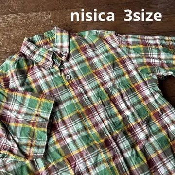 nisica 반팔 셔츠 사이즈 3 멀티 컬러