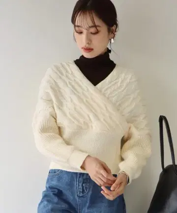 BLUEEAST 카슈쿨 케이블 니트