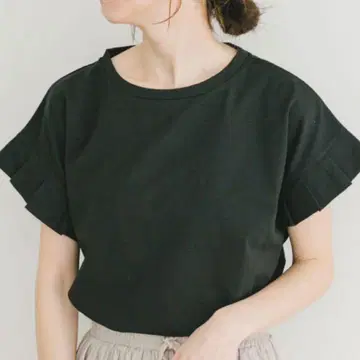 미사용 새상품 아이템 어반 리서치 오리가미 턱 티셔츠 블랙
