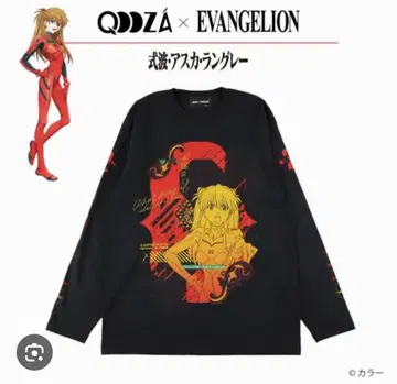 EVANGELION x QOOZA / LONG SLEEVE TEE 아스카