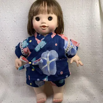 포포짱 사이즈 나팔꽃 패턴 진베이