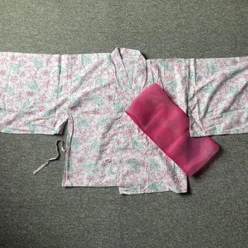 유카타 여성용 세퍼레이트 꽃무늬