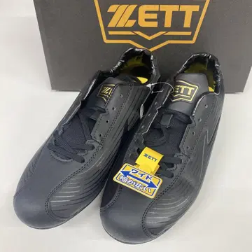 ZETT 금장 장식 스파이크 블랙 24.5cm