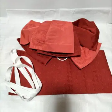 변형 매듭 오비, 체크 패턴 해바라기 무늬 리버서블 유카타 오비